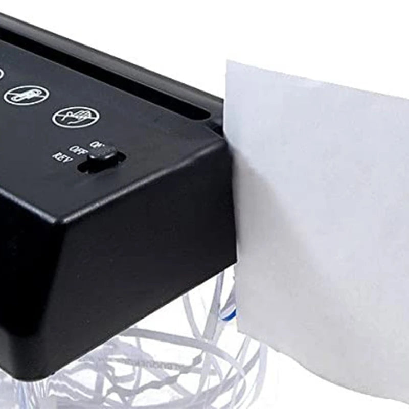 2024 New USB Electric Dual-Use Mini Paper Shredder Small A6 Bill Letter Document Invoice Desktop A6 Paper Smashing Machine