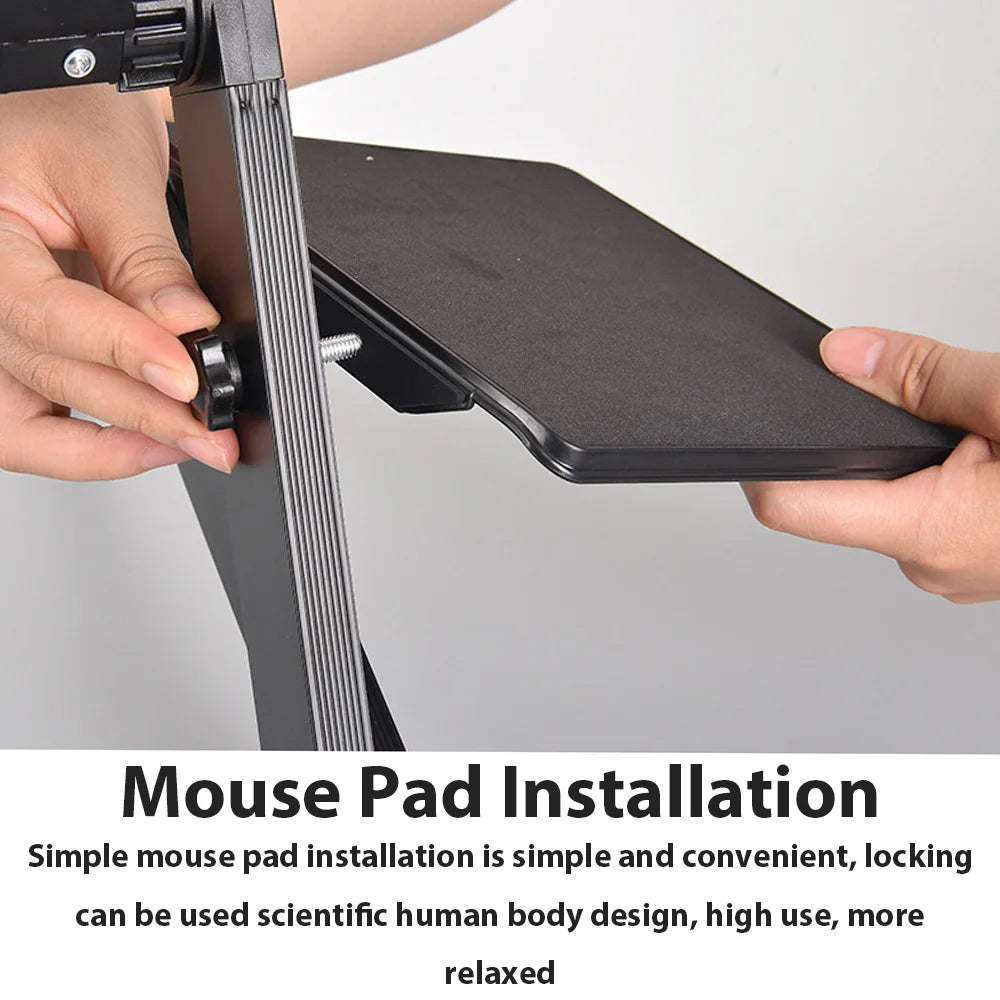 Laptop Stand For Desk And Mouse Pad Game Heat Dissipation And Ventilation Lazy Stand 42*26cm Adjustable Foldable Computer Stand