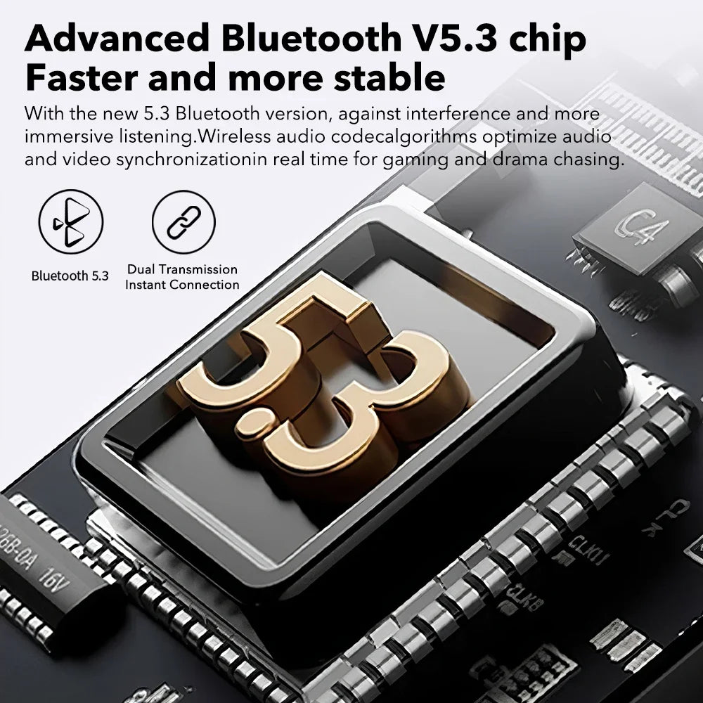 For Samsung Galaxy S24 Ultra S24+ S23 Ultra Fold5 Wireless Bluetooth V5.3 Earphones with 35H Playback TWS Waterproof Earbuds