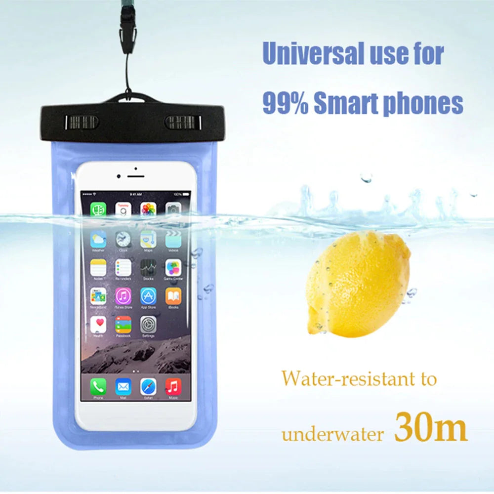 3 Pack Waterproof Floating Cell Phone Pouch Dry Bag Case Cover For Phone Samsung