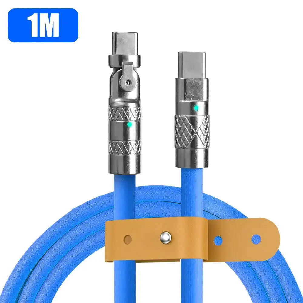 Swivel 180 Degrees Rotating Charger Cable